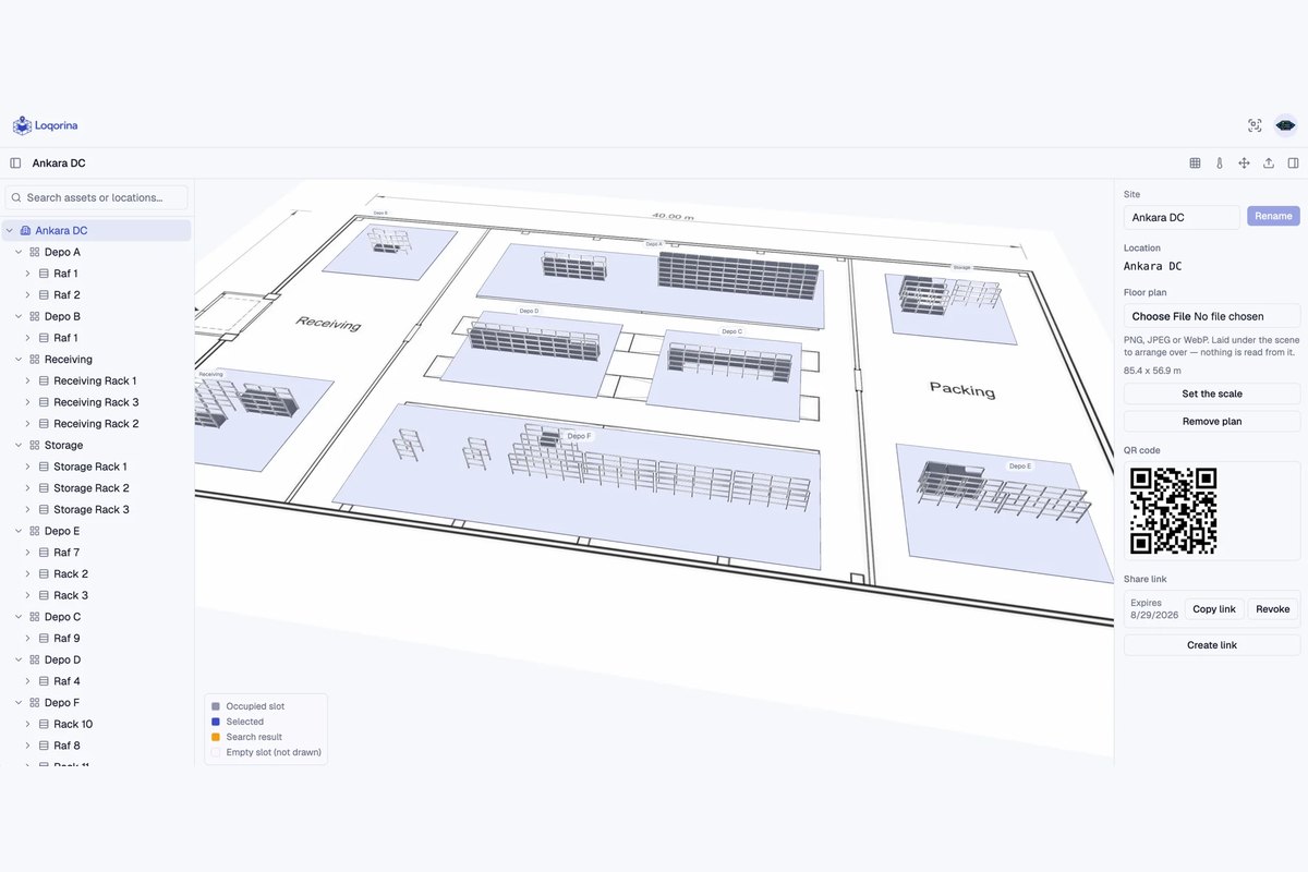 Where Is It? A 3D Digital Twin for Your Warehouse